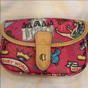 Pink Dooney and Burke Wristlet